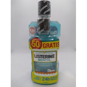 LISTERINE MENTOL 750 ML