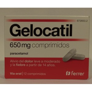 GELOCATIL 650 MG 12...