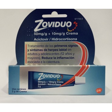 ZOVIDUO 50/10 MG/G CREMA...