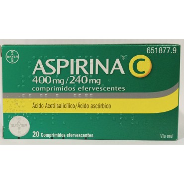 ASPIRINA C 400/240 MG 20...