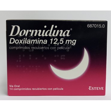 DORMIDINA 12.5 MG 14...