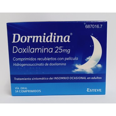 DORMIDINA 25 MG 14 COMPRIMIDOS