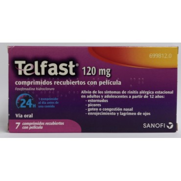 TELFAST 120 MG 7...