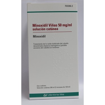 MINOXIDIL VIÑAS 50 MG/ML...