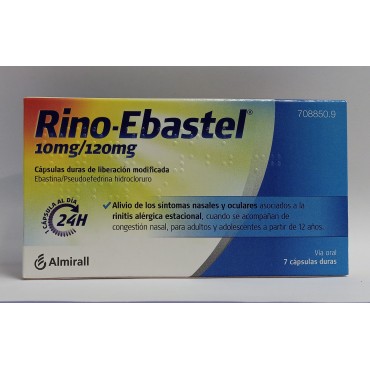 RINO EBASTEL 10/120 MG 7...