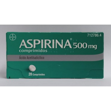 ASPIRINA 500 MG 20 COMPRIMIDOS