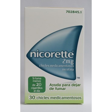 NICORETTE 2 MG 30 CHICLES