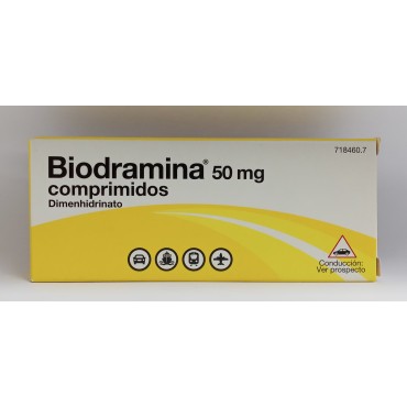 BIODRAMINA 50 MG 4 COMPRIMIDOS