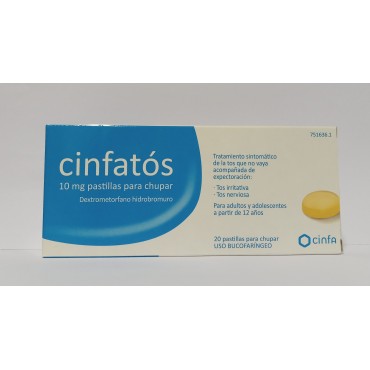 CINFATOS 10 MG 20 PASTILLAS...