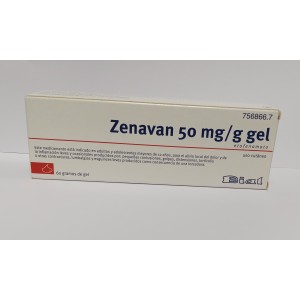 ZENAVAN 50 MG/G GEL TOPICO...