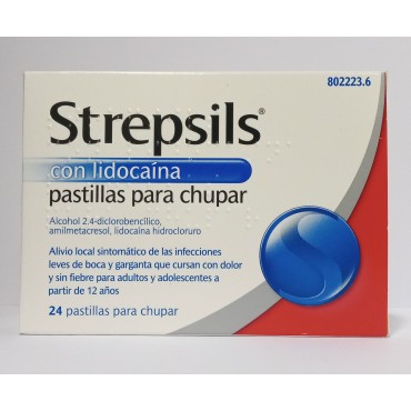 STREPSILS LIDOCAINA 24...