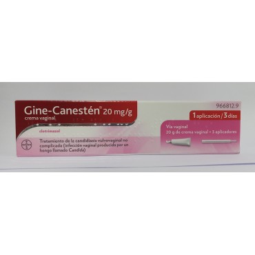 GINE CANESTEN 20 MG/G CREMA...