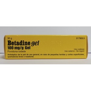 BETADINE 100 MG/G GEL...