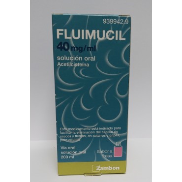 FLUIMUCIL 40 MG/ML SOLUCION...