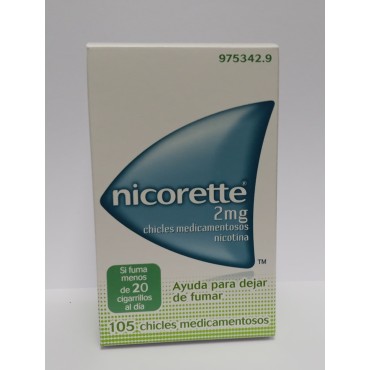 NICORETTE 2 MG 105 CHICLES