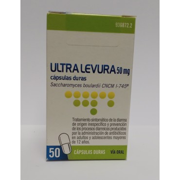 ULTRA-LEVURA 50 MG 50 CAPSULAS