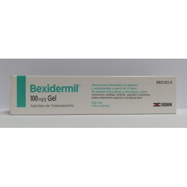 BEXIDERMIL 100 MG/G GEL...