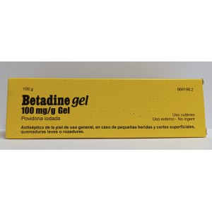 BETADINE 100 MG/G GEL...