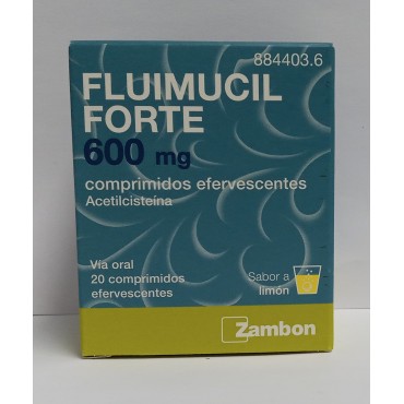 FLUIMUCIL FORTE 600 MG 20...