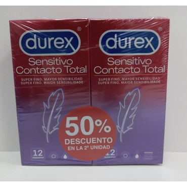 DUREX SENSITIVO CONTACTO...